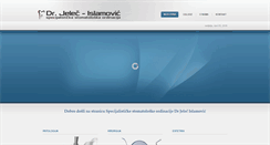 Desktop Screenshot of drjelec-islamovic.com