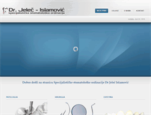 Tablet Screenshot of drjelec-islamovic.com